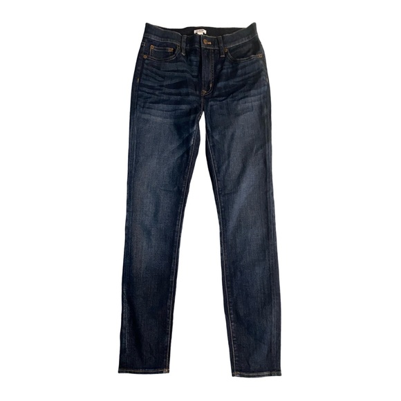 J Crew Women’s Slim Jeans 27 Medium Dark Wash Mid High Rise Stretch G7357 - Picture 2 of 7